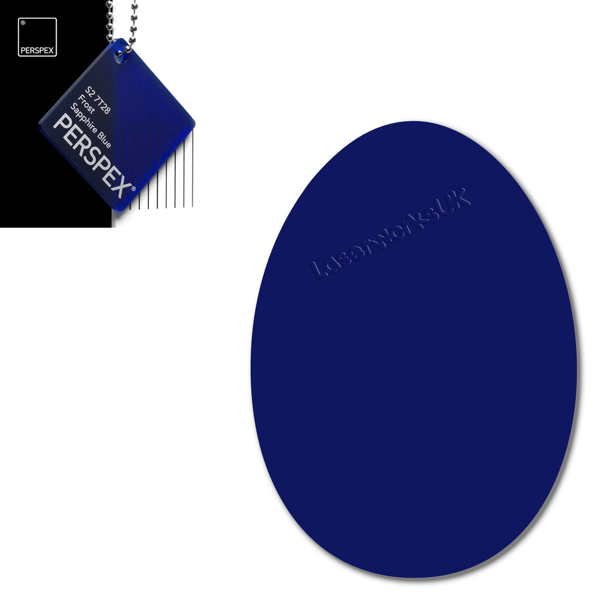 Acrylic Easter Egg Blanks (8cm Pack of 6) - Laserworksuk