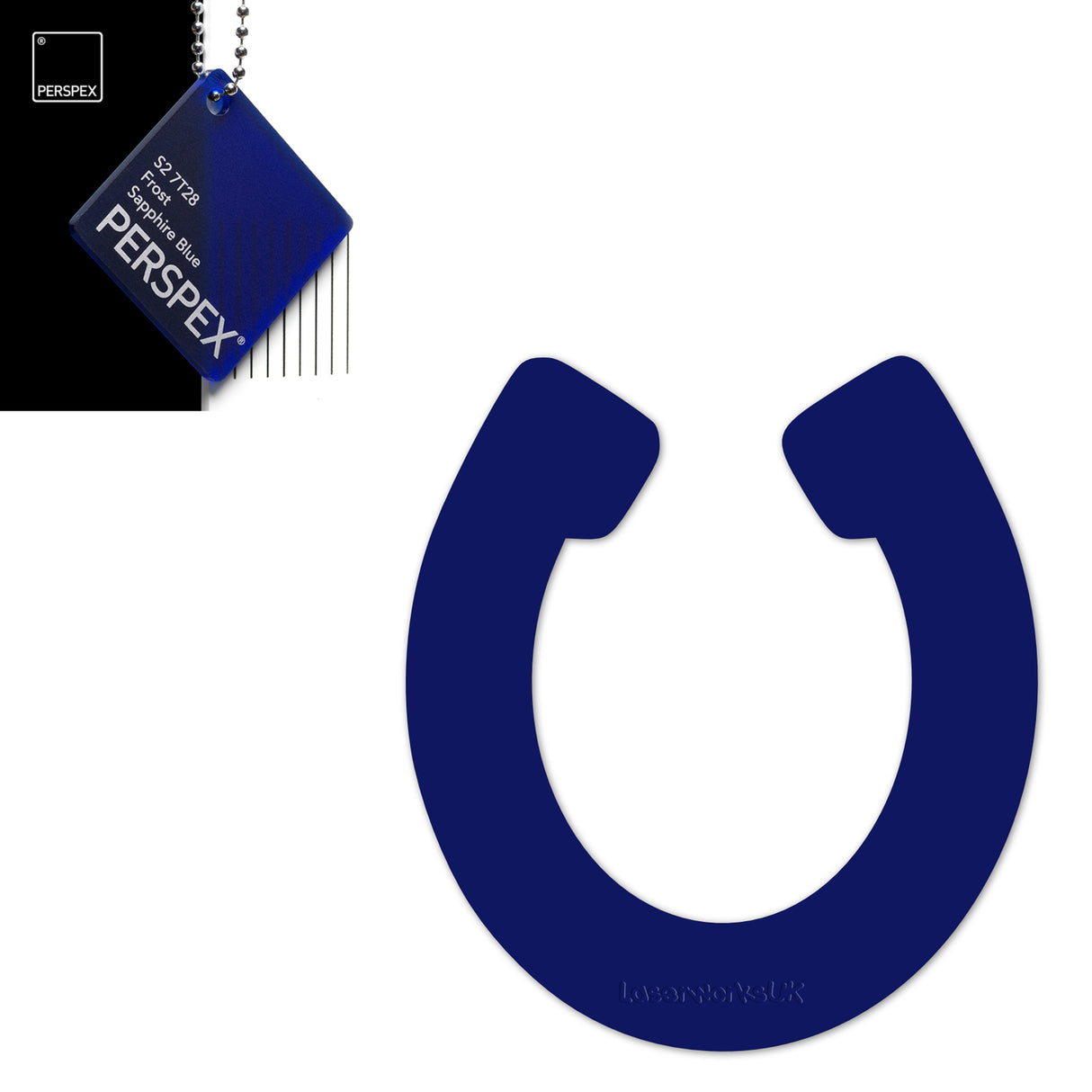 Acrylic Horseshoes Wedding Table Scatter (Pack of 50) - Laserworksuk