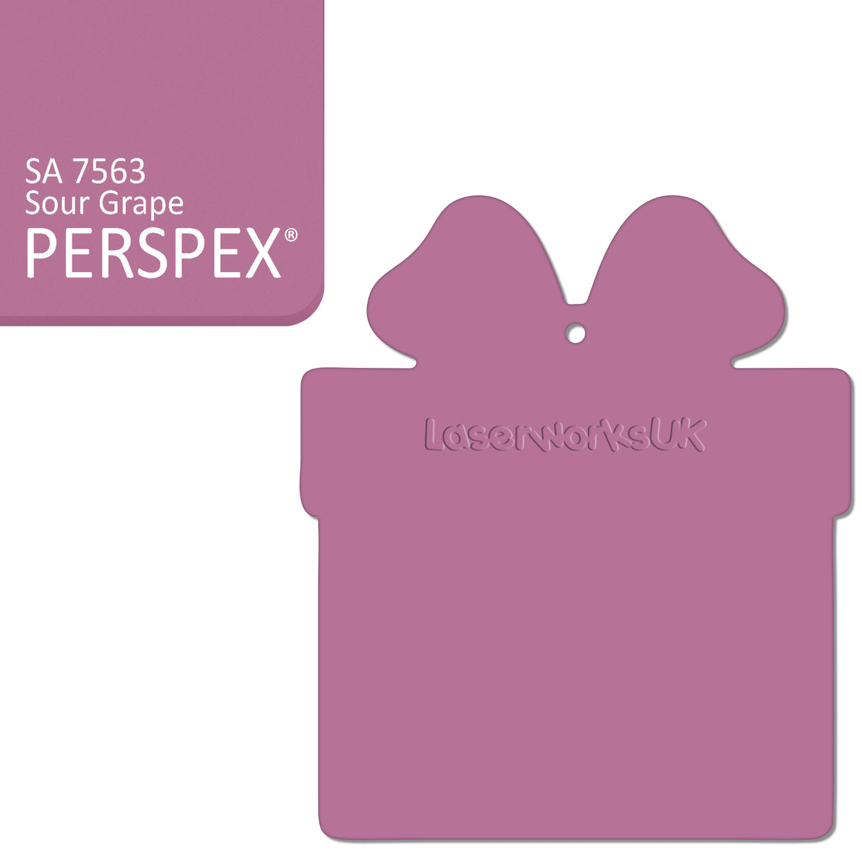 Acrylic Christmas Present Gift Box Blanks - Laserworksuk