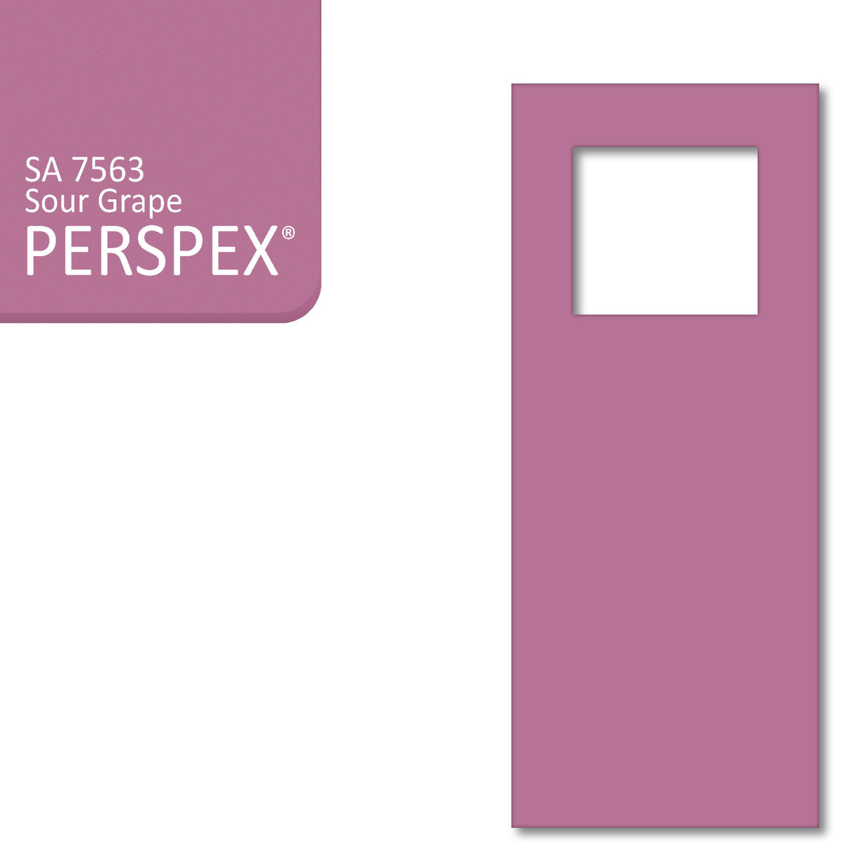 Acrylic Door Hanger Blanks - Style 6 - Laserworksuk