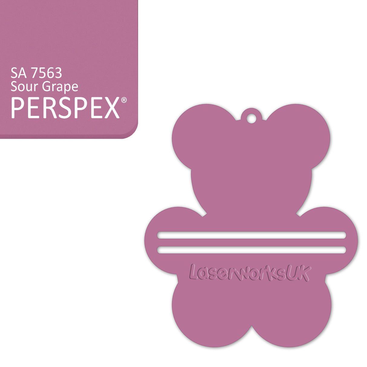 Acrylic Teddy Bear Money Holder Blanks (Pack of 3) - Laserworksuk