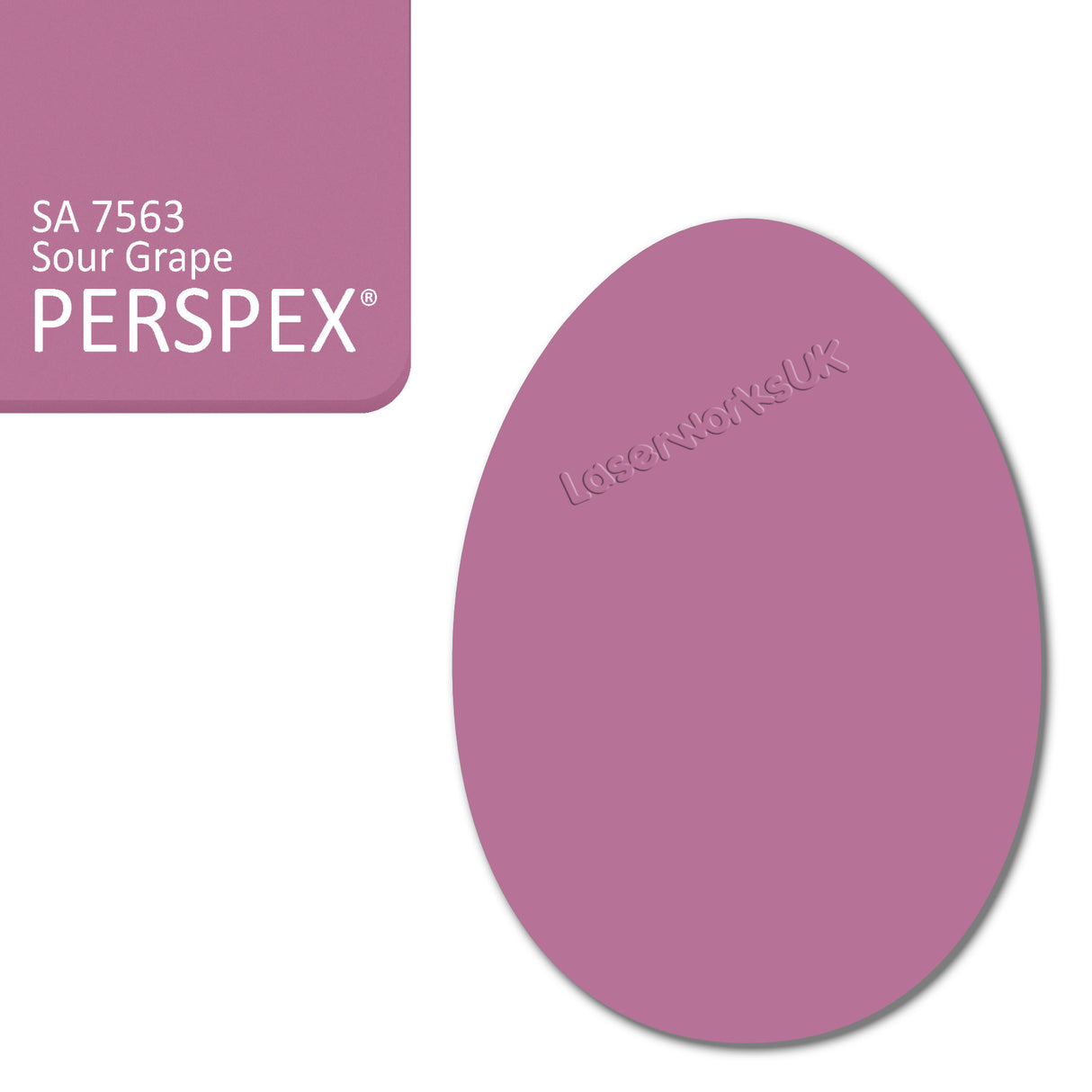 Acrylic Easter Egg Blanks (8cm Pack of 6) - Laserworksuk