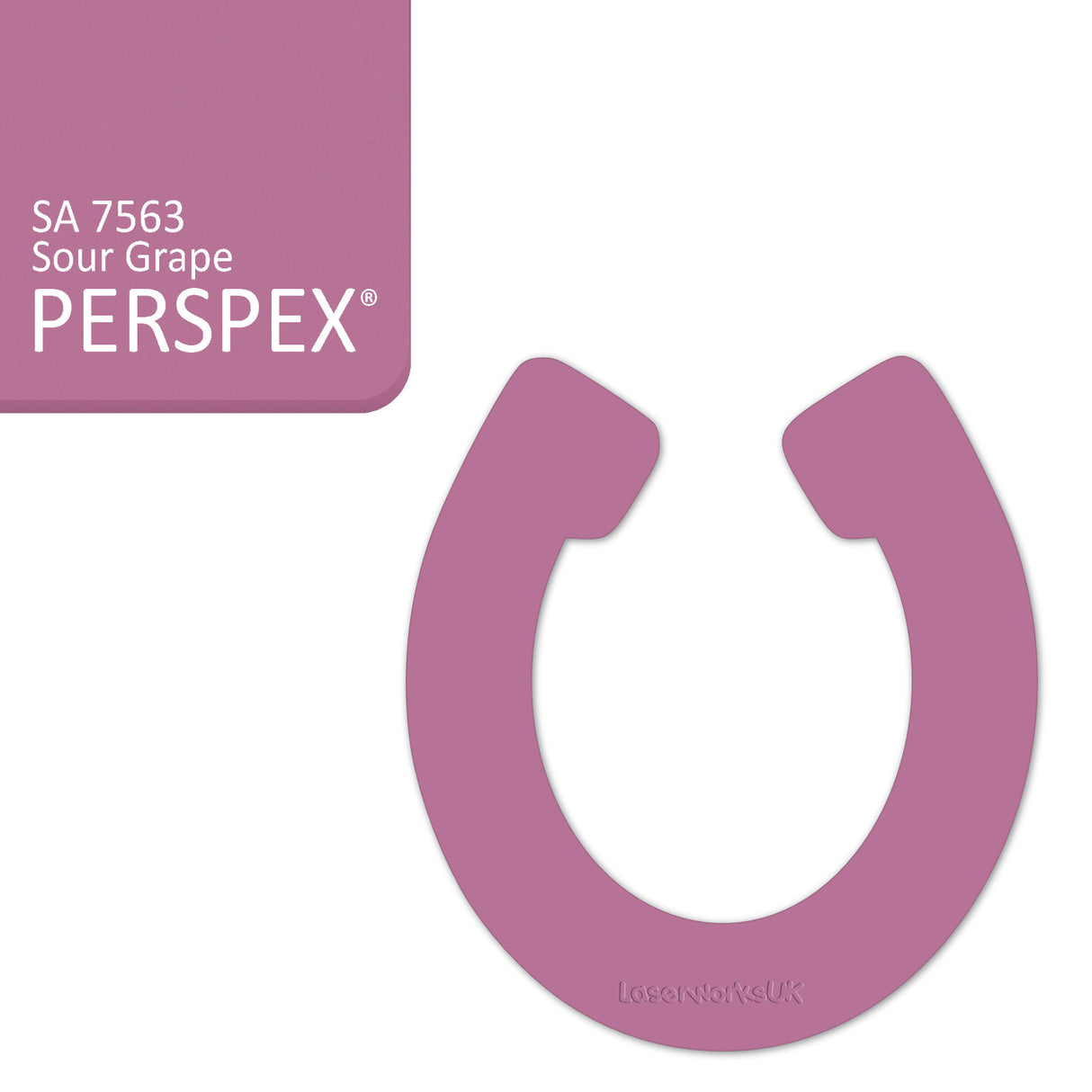 Acrylic Horseshoes Wedding Table Scatter (Pack of 50) - Laserworksuk