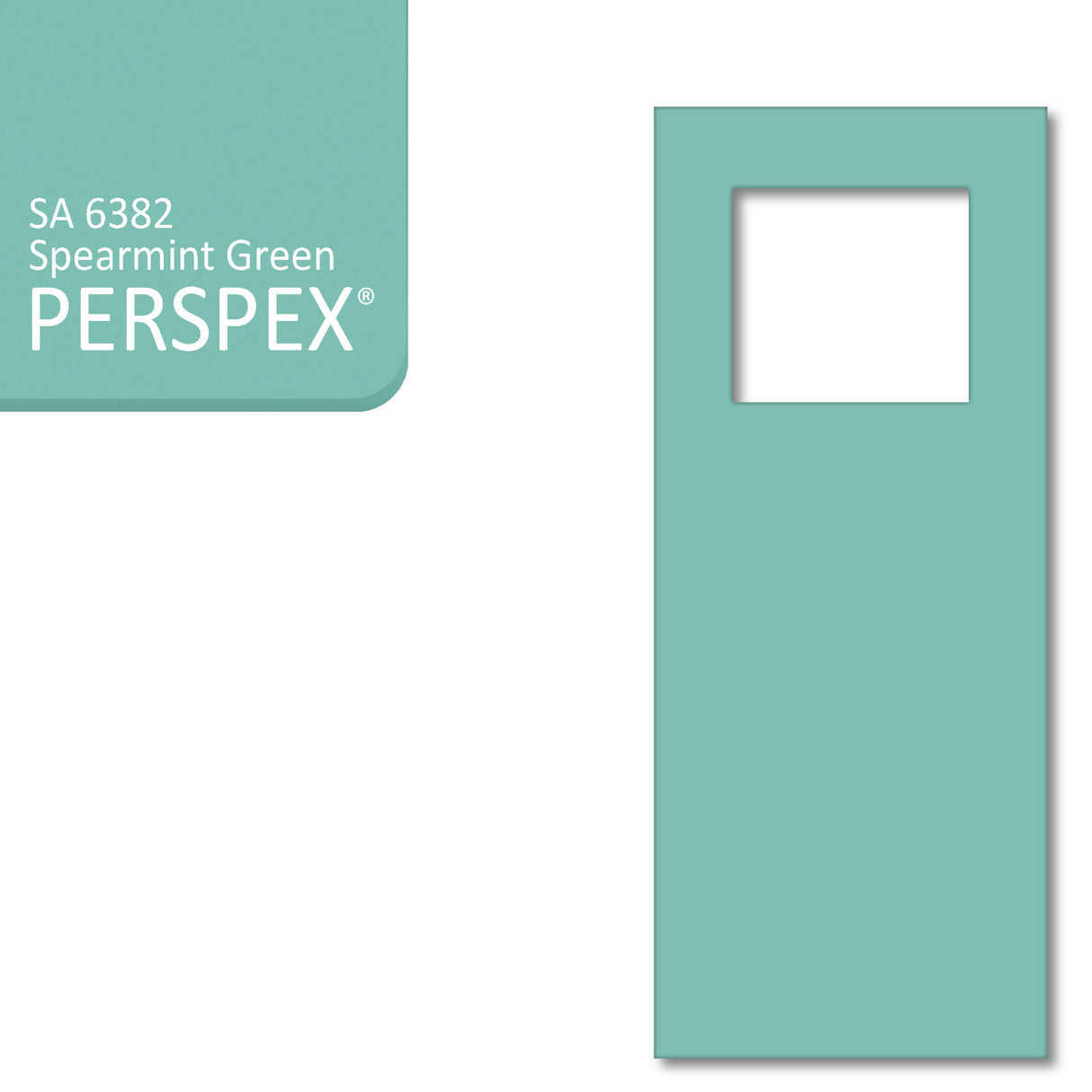 Acrylic Door Hanger Blanks - Style 6 - Laserworksuk