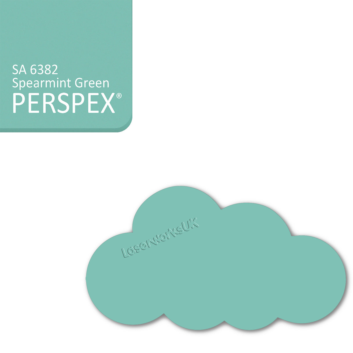 Acrylic Clouds - Nursery Blanks (20cm Pack of 2) - Laserworksuk