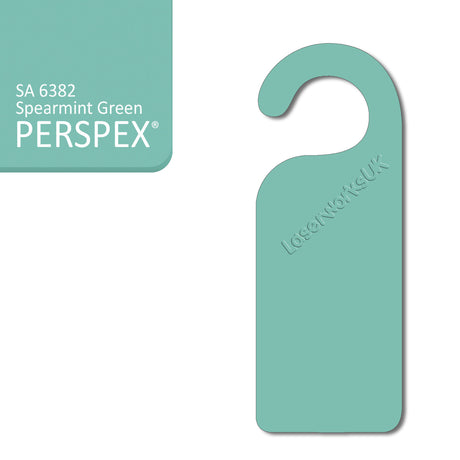 Acrylic Door Hanger Blanks - Style 1 - Laserworksuk