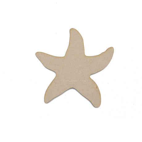 Starfish MDF Craft Shape | Sea Star Aquarium Embellishment - LaserworksUK