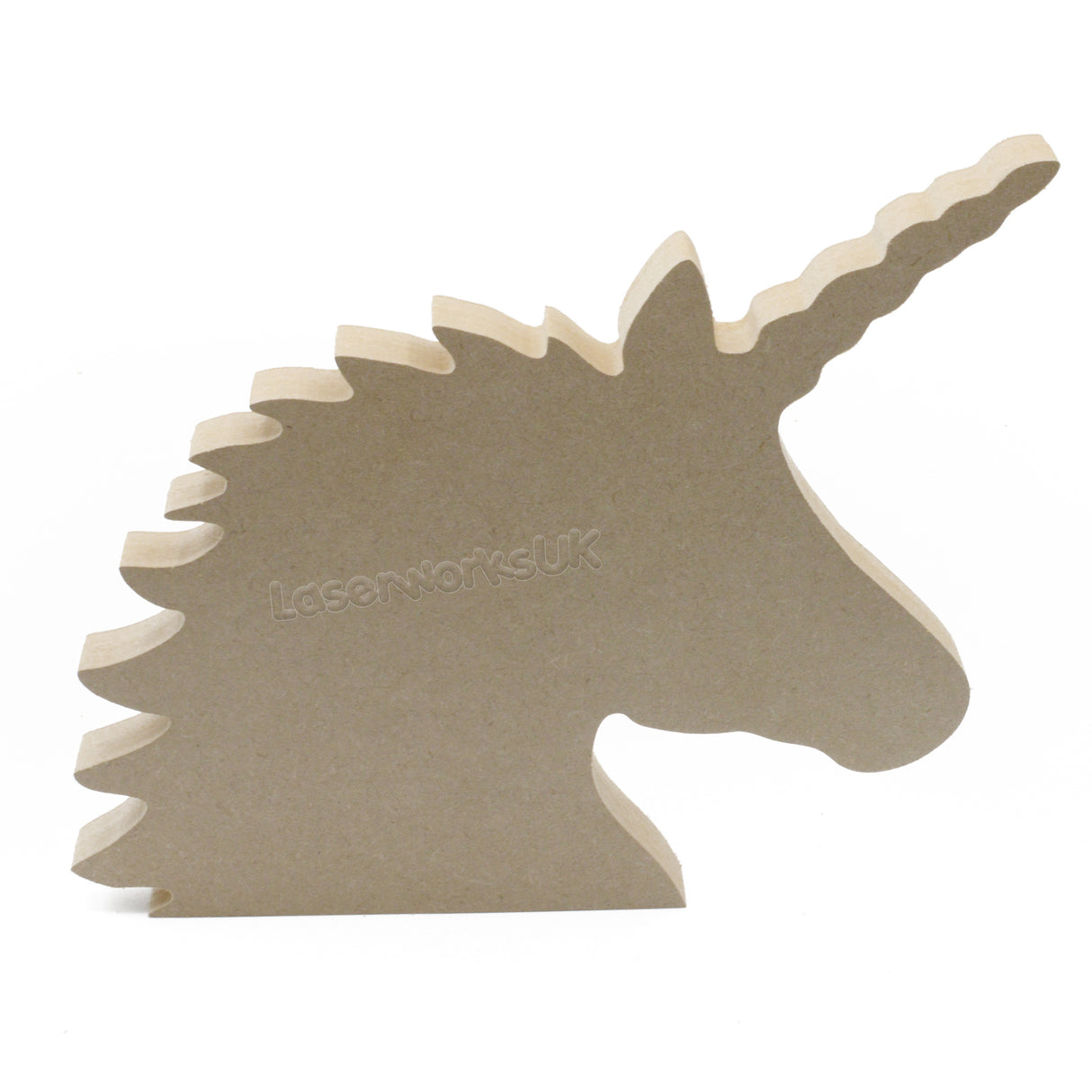 Freestanding Unicorn Head Shapes - LaserworksUK