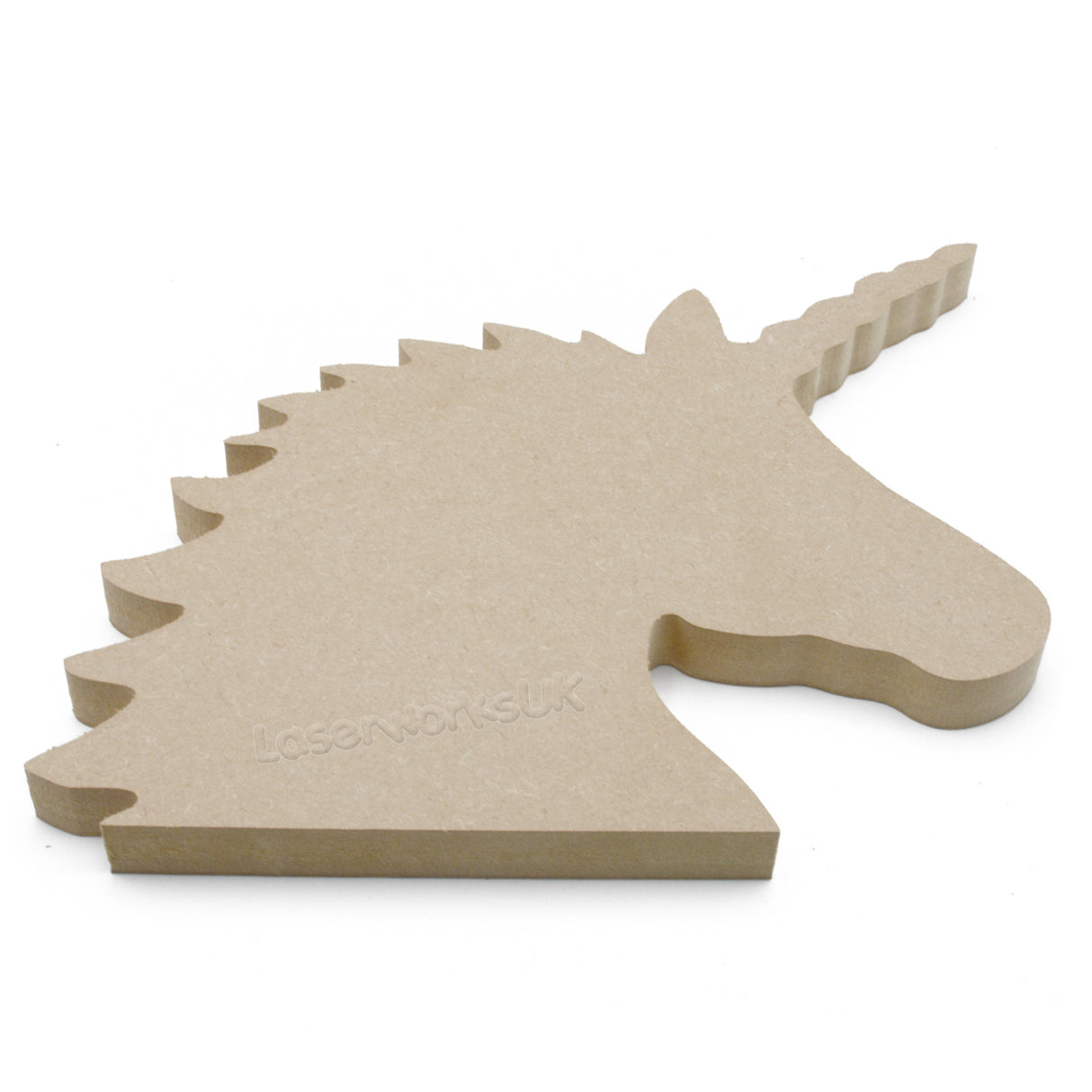Freestanding Unicorn Head Shapes - LaserworksUK