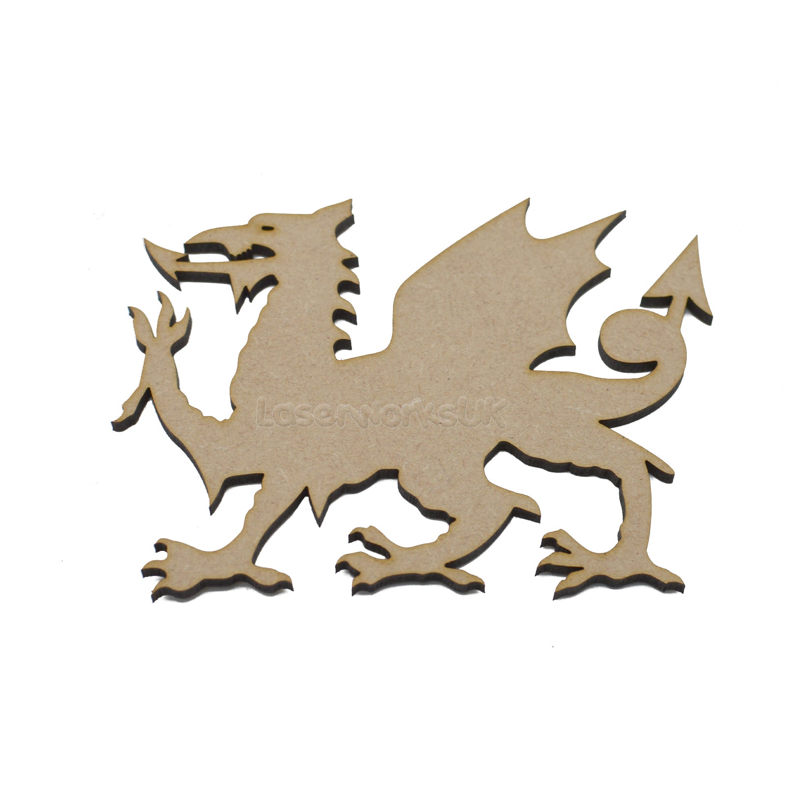 Laser Cut Welsh Dragon - Made in Wales - LaserworksUK
