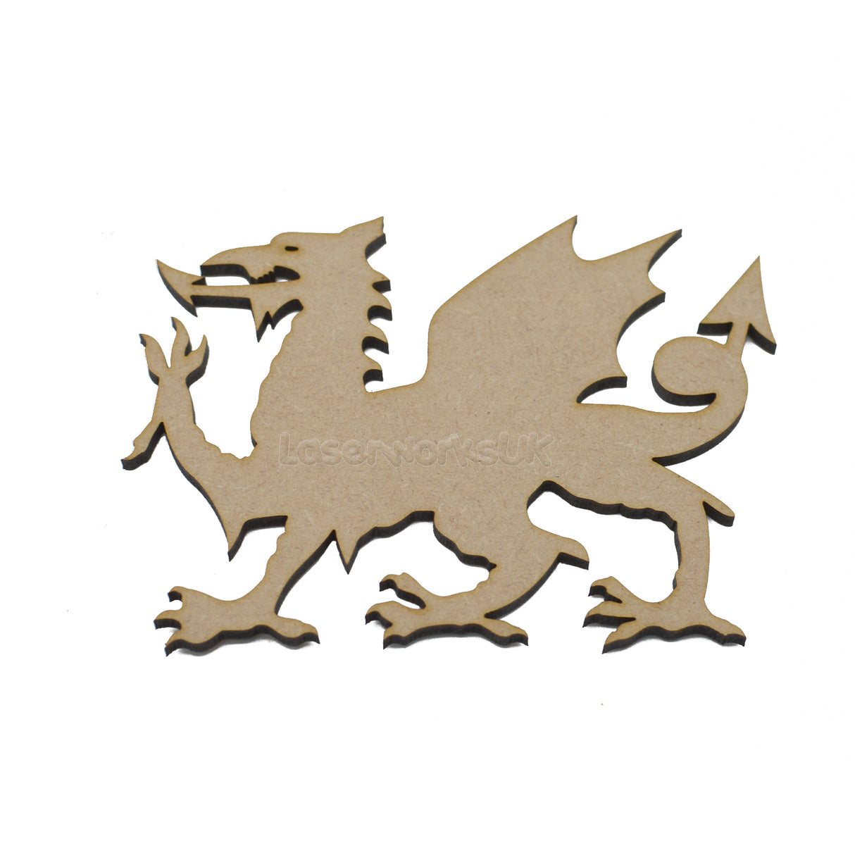 Laser Cut Welsh Dragon - Made in Wales - LaserworksUK
