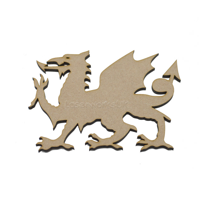 Laser Cut Welsh Dragon - Made in Wales - LaserworksUK