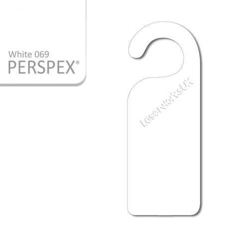 Acrylic Door Hanger Blanks - Style 1 - Laserworksuk