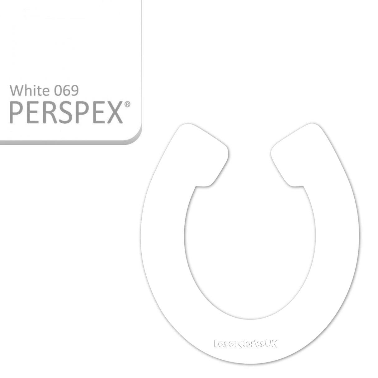 Acrylic Horseshoes Wedding Table Scatter (Pack of 50) - Laserworksuk