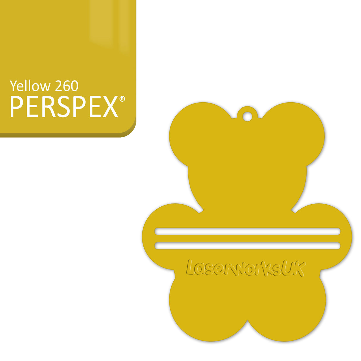 Acrylic Teddy Bear Money Holder Blanks (Pack of 3) - Laserworksuk