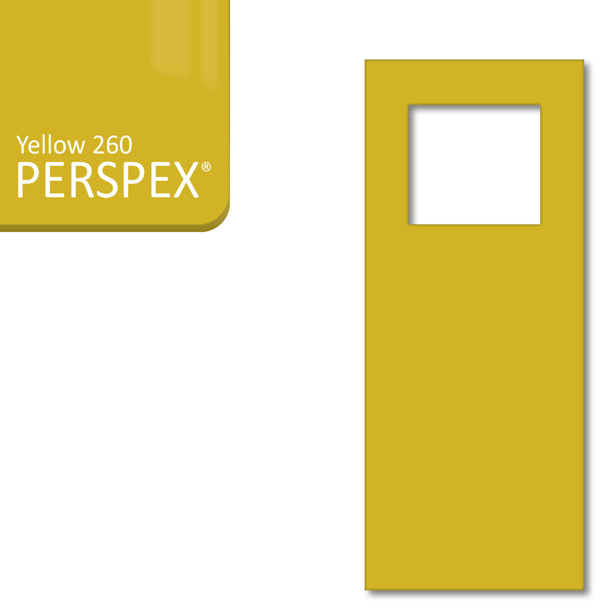 Acrylic Door Hanger Blanks - Style 6 - Laserworksuk