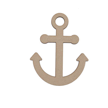 Wooden Anchor Craft Shapes - 3mm MDF - LaserworksUK