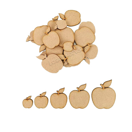 Teachers Apple - MDF Best Teacher Gift - LaserworksUK