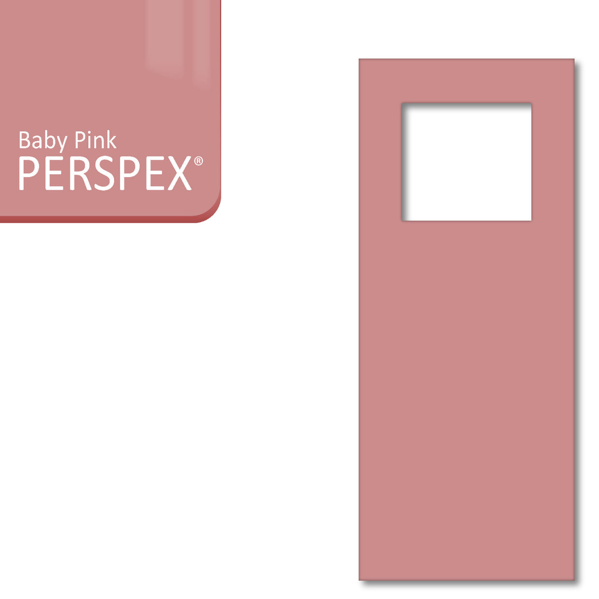 Acrylic Door Hanger Blanks - Style 6 - Laserworksuk