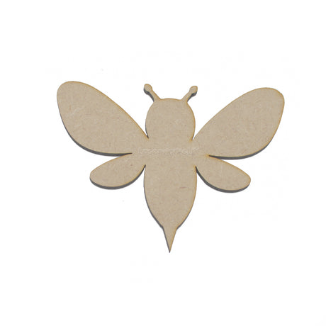Bumble Honey Bee | MDF Craft Insect Shape - LaserworksUK