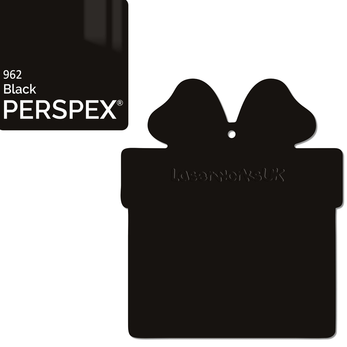 Acrylic Christmas Present Gift Box Blanks - Laserworksuk
