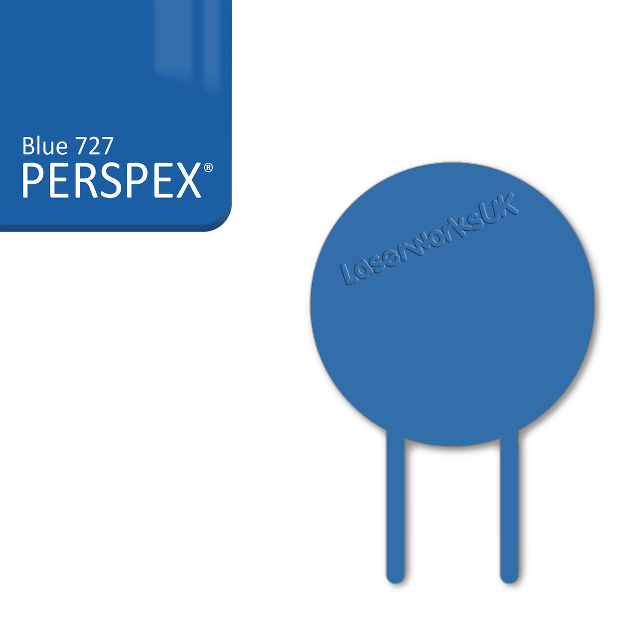 Acrylic Circle Cake Topper (18cm Pack of 3) - Laserworksuk