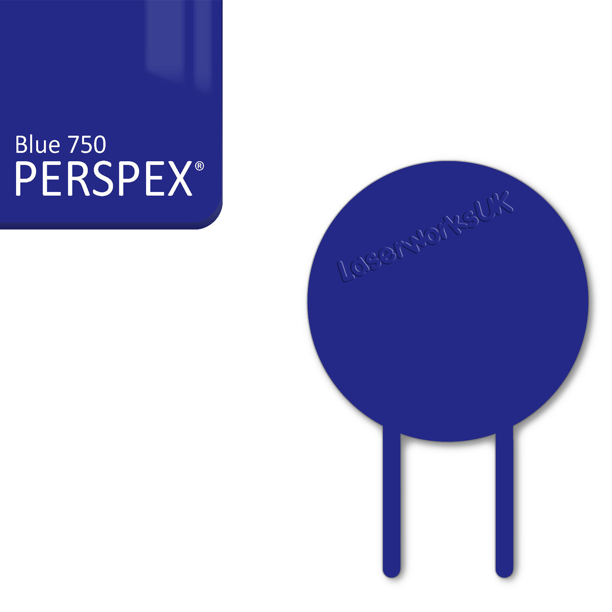 Acrylic Circle Cake Topper (18cm Pack of 3) - Laserworksuk