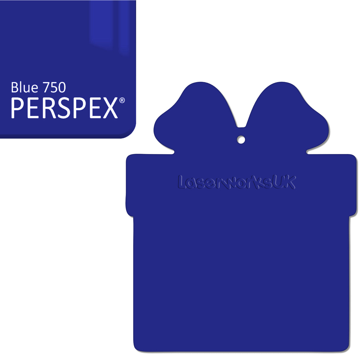 Acrylic Christmas Present Gift Box Blanks - Laserworksuk