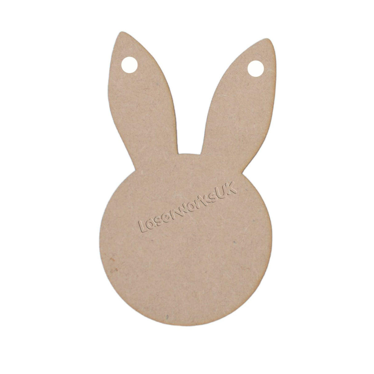 Rabbit Bunny Head Easter Craft Shapes - LaserworksUK