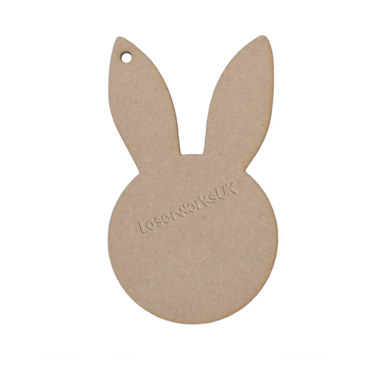 Rabbit Bunny Head Easter Craft Shapes - LaserworksUK
