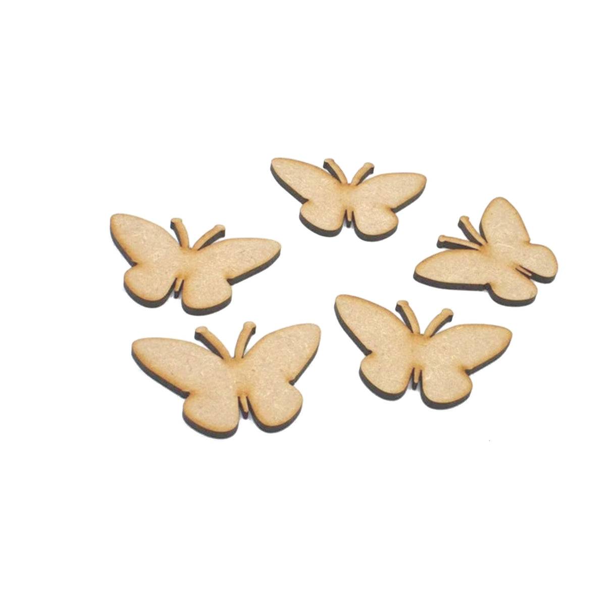 Wooden Butterfly Craft Shapes - LaserworksUK