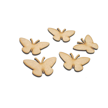Wooden Butterfly Craft Shapes - LaserworksUK