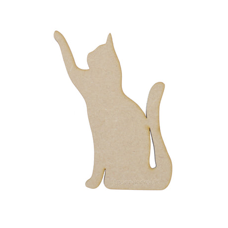 Mischievous Cat Craft Shapes - Kat Blank Craft Shape - LaserworksUK