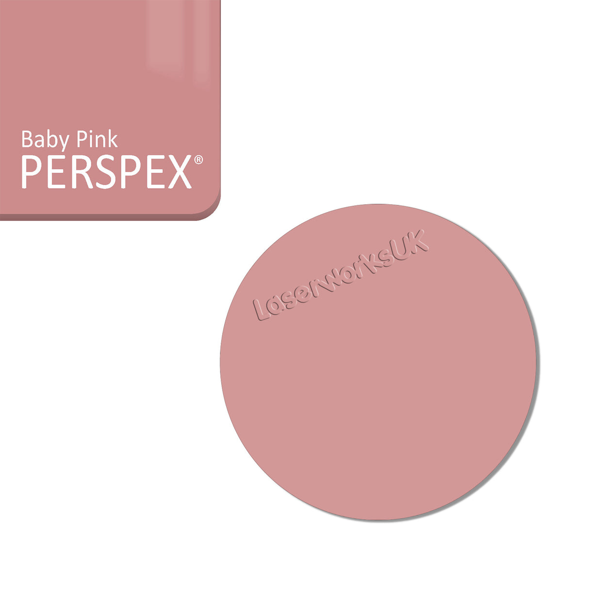 Acrylic Circles - Blanks Disc - 9cm Pack of 5 - Laserworksuk