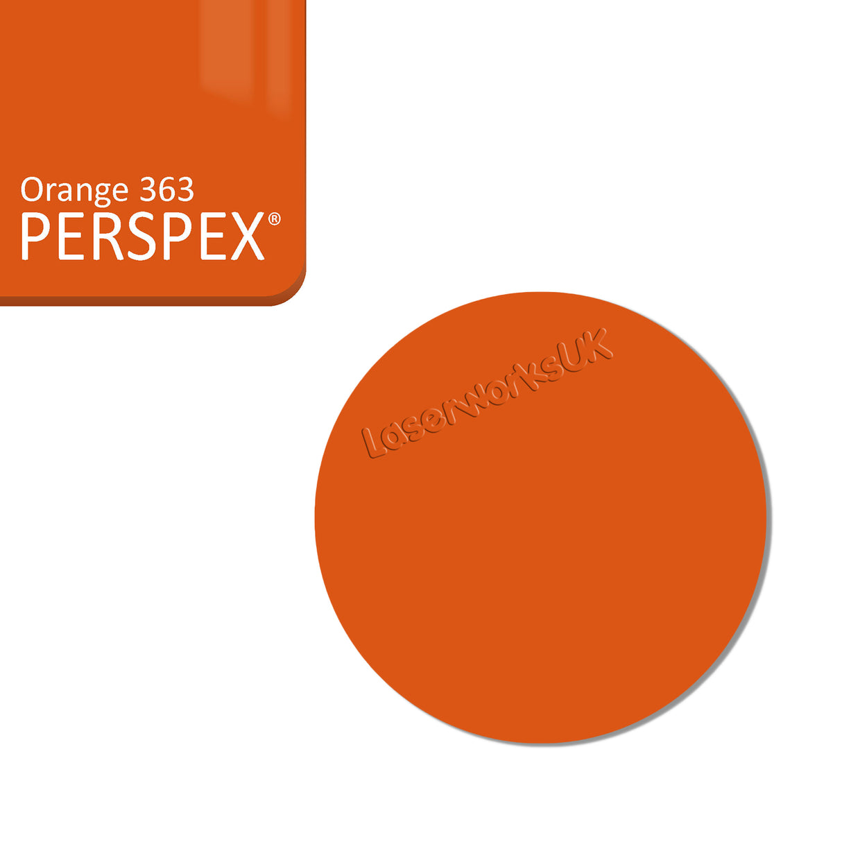 Acrylic Circles - Blanks Disc - 9cm Pack of 5 - Laserworksuk