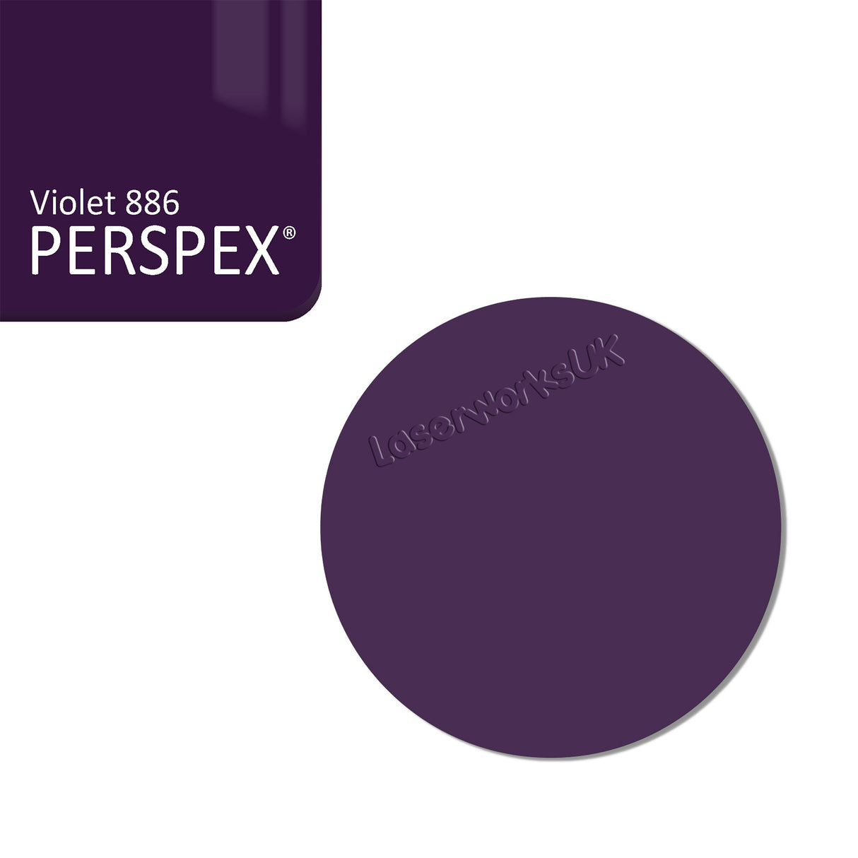 Acrylic Circles - Blanks Disc - 9cm Pack of 5 - Laserworksuk