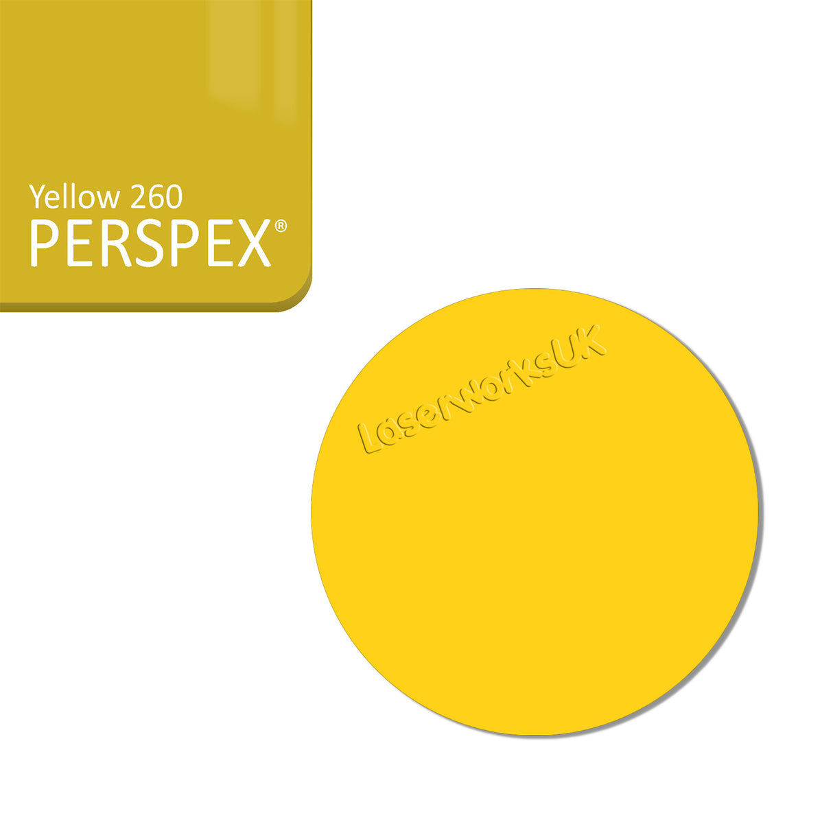 Acrylic Circles - Blanks Disc - 9cm Pack of 5 - Laserworksuk