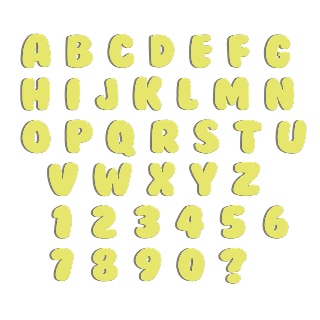 Acrylic Bubble Font - 10cm High Letters & Numbers - 40+ Colours - Laserworksuk