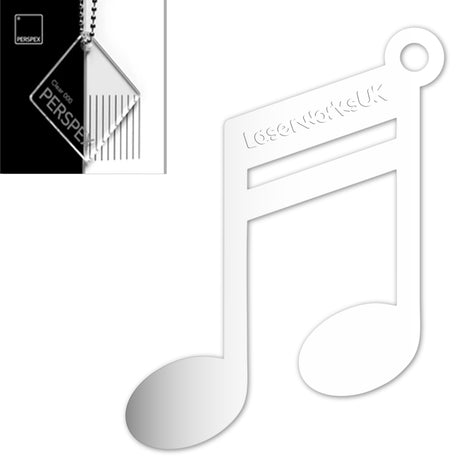 Acrylic Double Bar Keyring - Laserworksuk