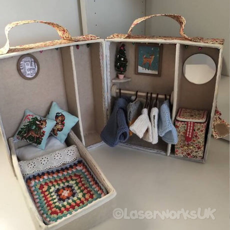 Craft Coat Hangers - Dolls House - Craft Shapes - LaserworksUK
