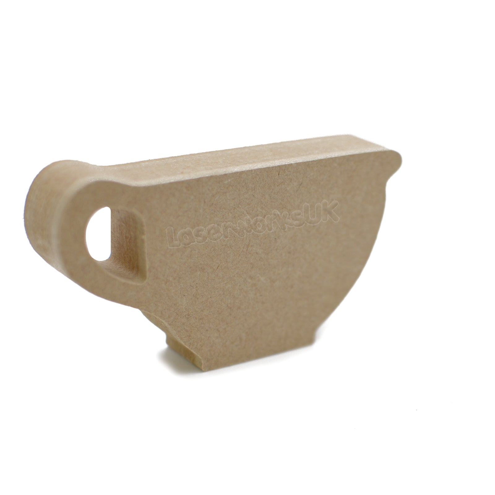 Freestanding Teapot Cup & Mugs - 18mm Thick Wooden Shapes - Laserworksuk