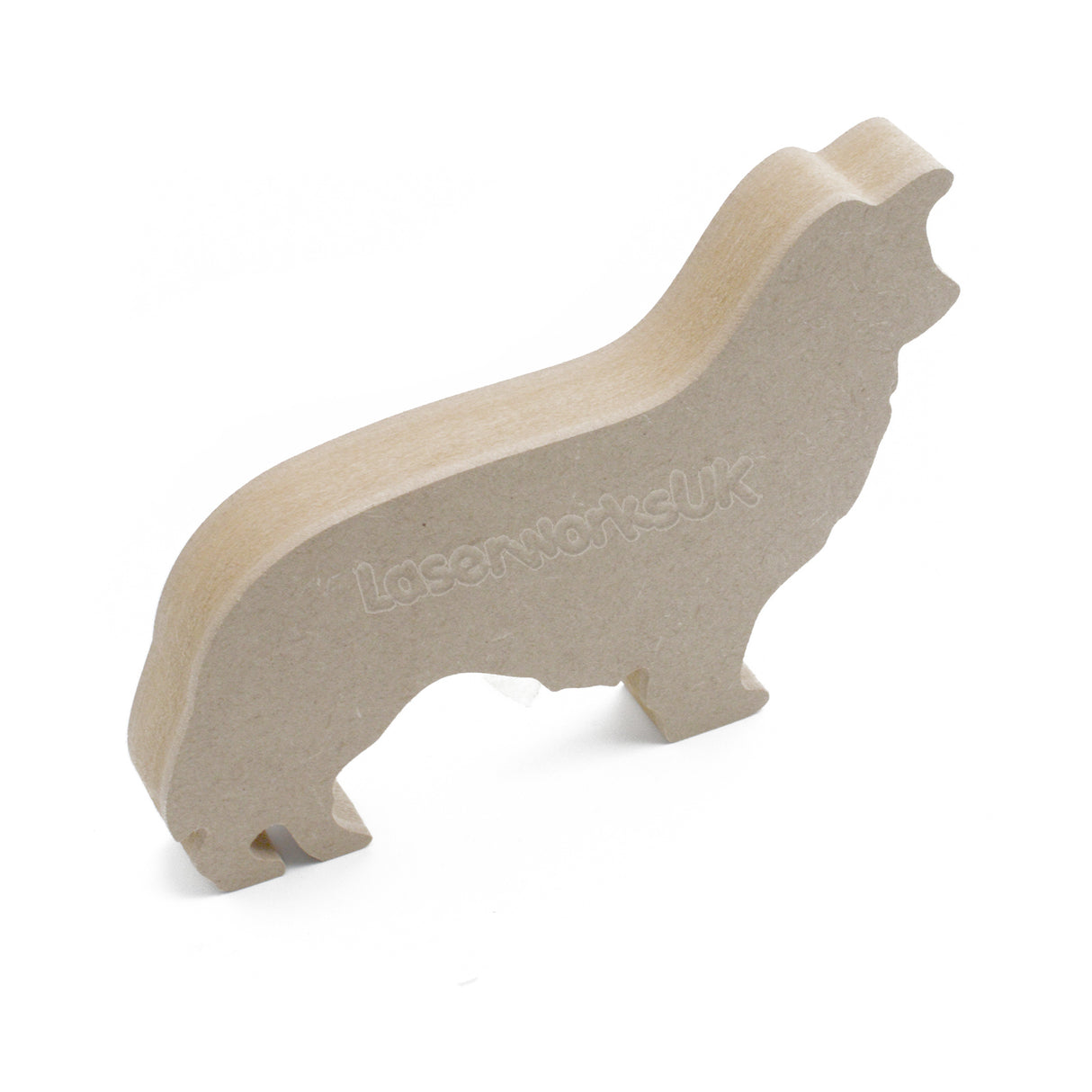 Freestanding Border Collie - Sheep Dog Shapes - Laserworksuk