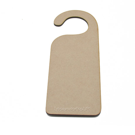 3x Door Handle Signs - Blank Hangers - LaserworksUK