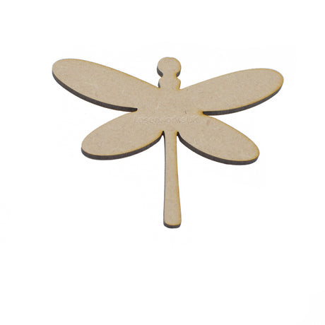 Wooden Dragonfly MDF Blank Shape Craft - LaserworksUK