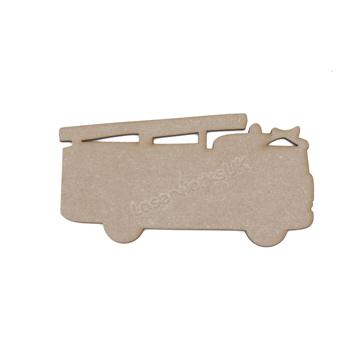 Fire Engine Truck | MDF Craft Shape - LaserworksUK