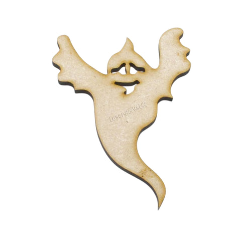 5x Halloween Spooky Ghosts, Laser Cut MDF Shapes - LaserworksUK