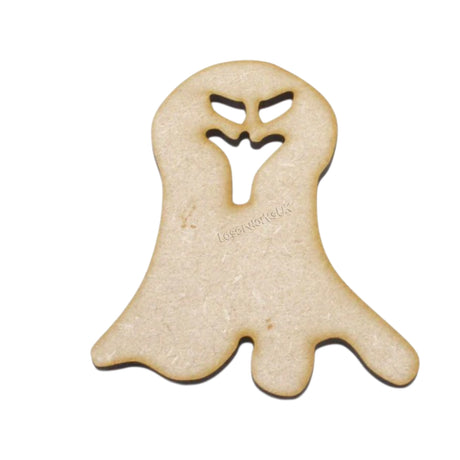 5x Halloween Spooky Ghosts, Laser Cut MDF Shapes - LaserworksUK