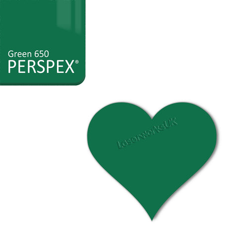 Acrylic Heart Blanks (15cm Pack of 3) - Laserworksuk
