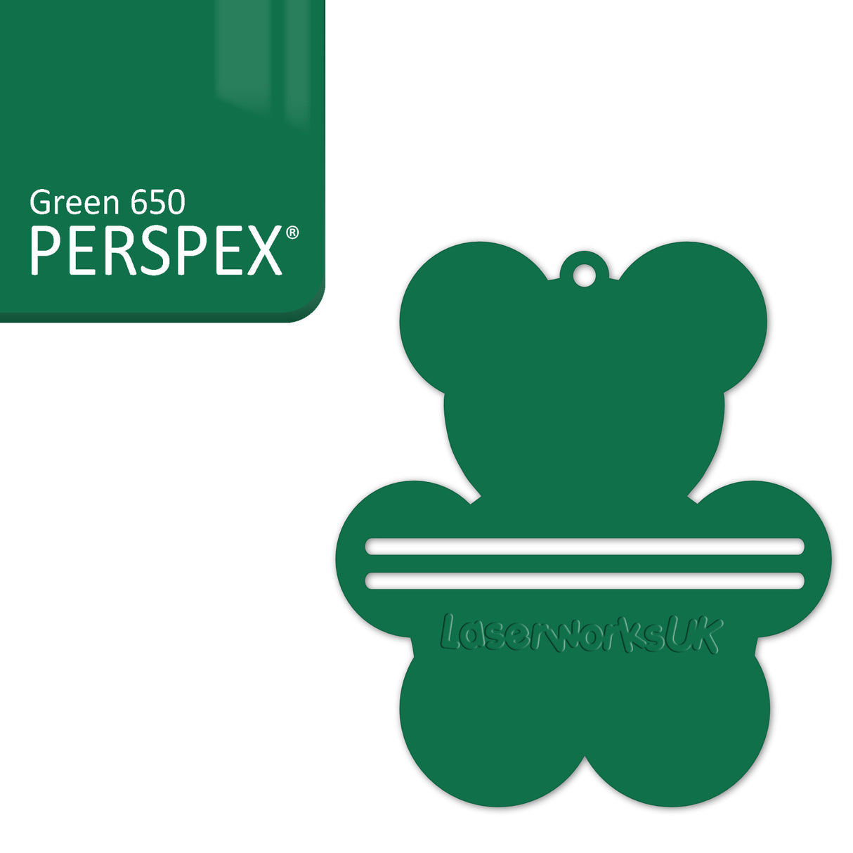 Acrylic Teddy Bear Money Holder Blanks (Pack of 3) - Laserworksuk