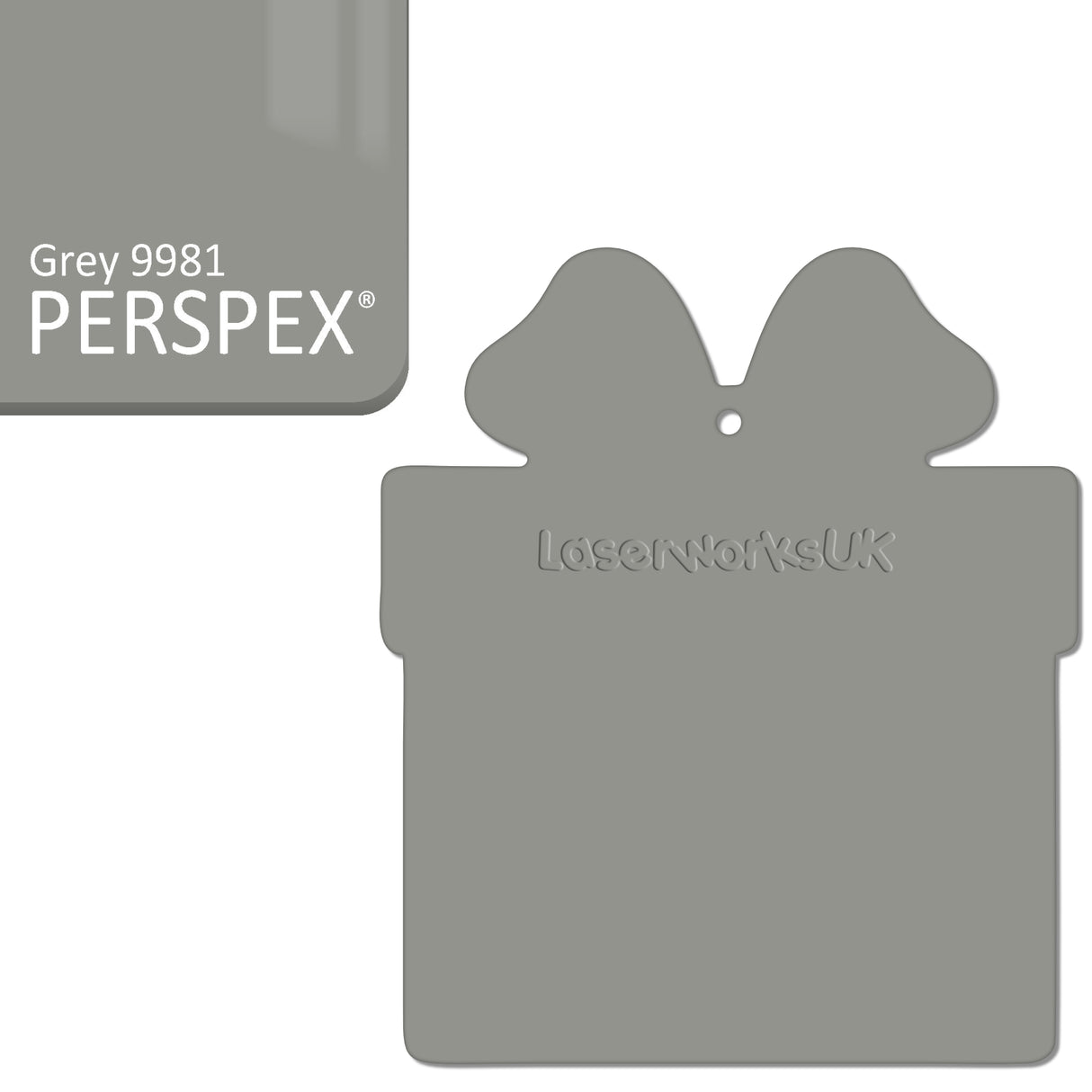 Acrylic Christmas Present Gift Box Blanks - Laserworksuk